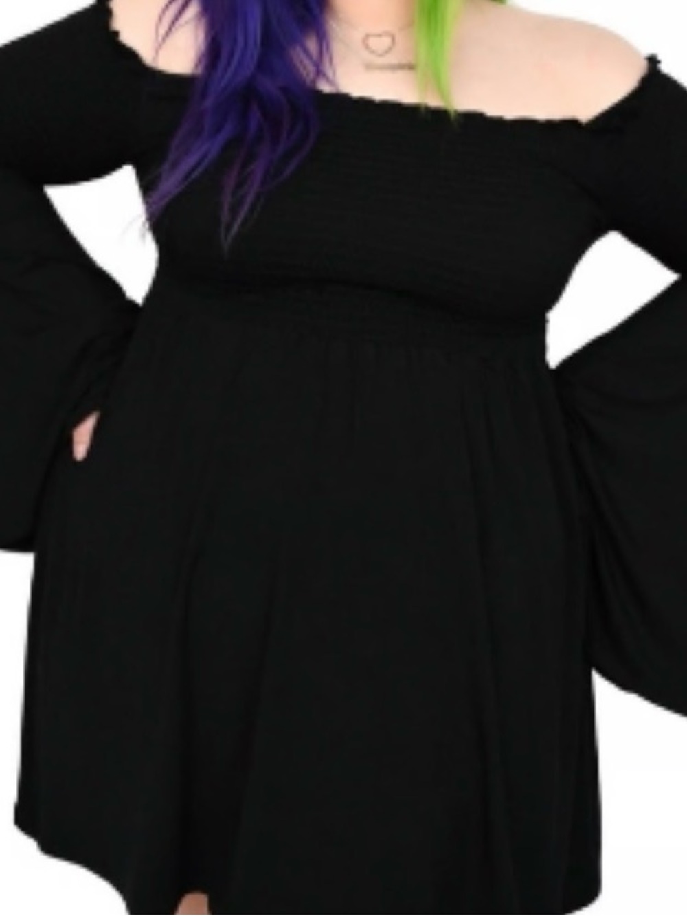 Foxblood Mary Bell Sleeve Dress